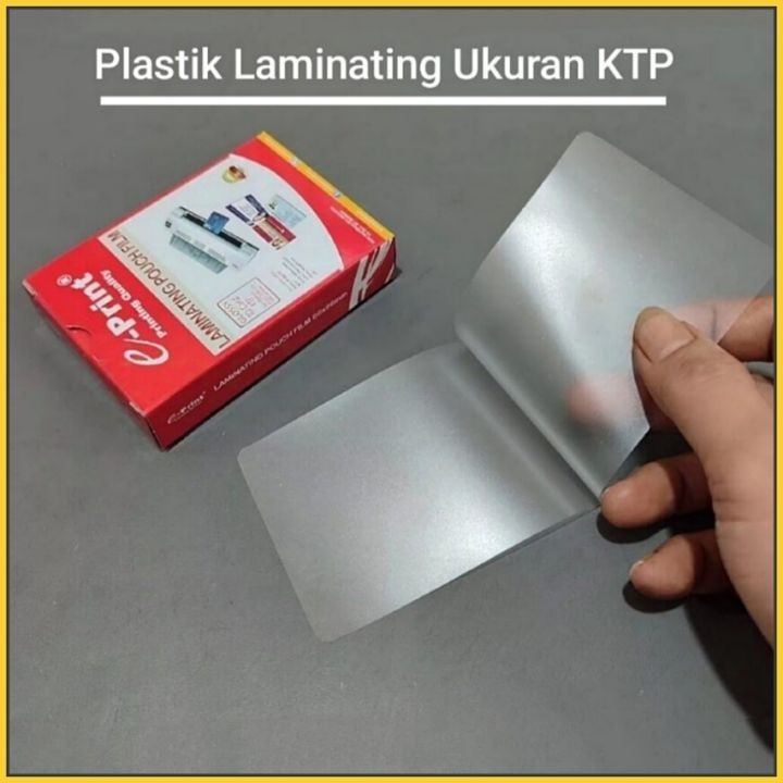 JASA LAMINATING UKURAN KTP